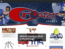 Tablet Screenshot of croartsports.com
